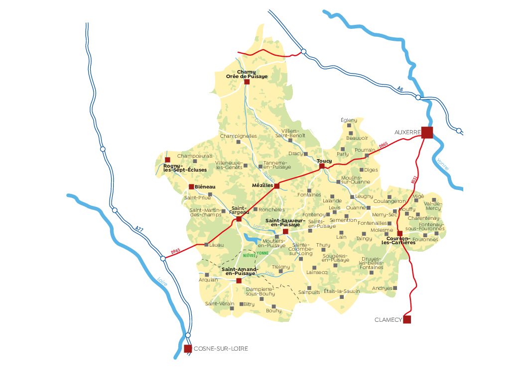 Carte Territoire CCPF